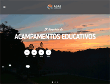 Tablet Screenshot of abae.org.br
